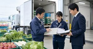 青森 冷蔵配送 M&Aと青果物流の事業承継を相談する様子